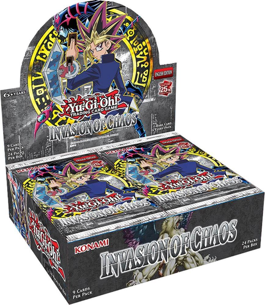Chaos Unleashed: Yugioh 25th Anniversary Invasion Box! Legendary Cards Await, Grab Yours Now!