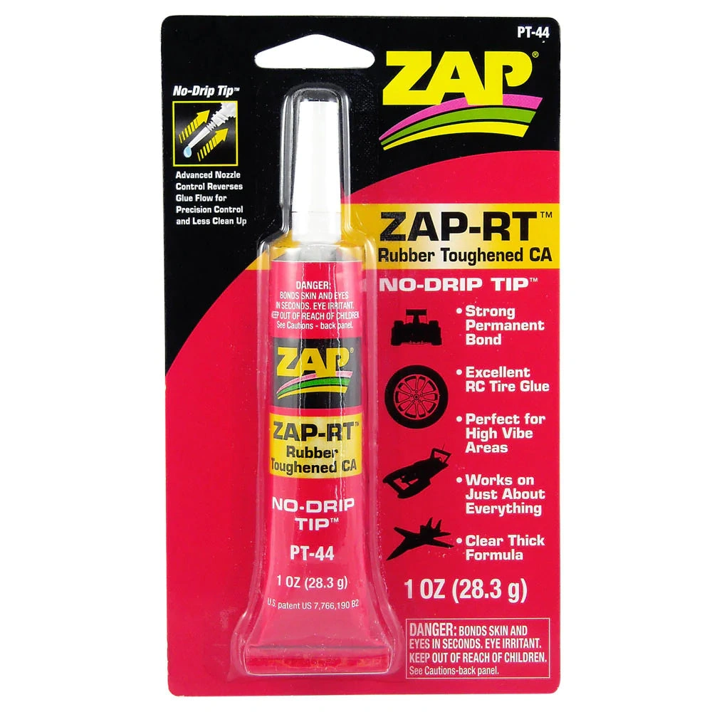 ZAP-RT: The Ultimate Super Glue! Rubber Toughened, Instantly Strong!
